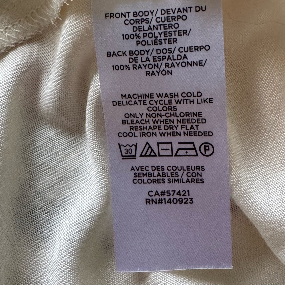 Loft Ivory Ruffle Shell - Picture 4 of 5